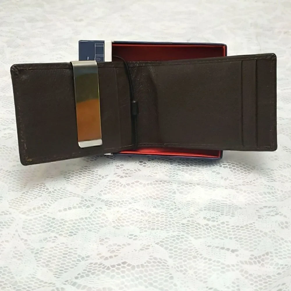 English Laundry Money Clip Wallet New